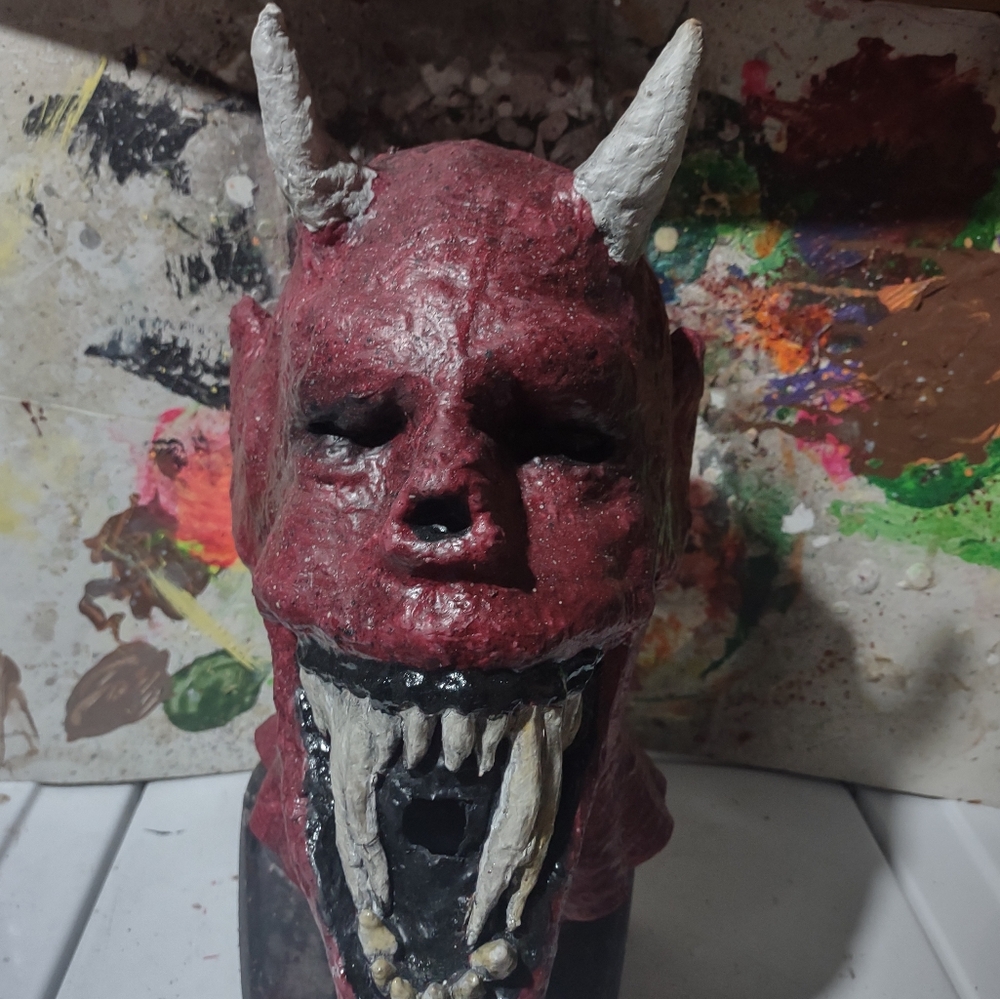 Demon imp Halloween mask